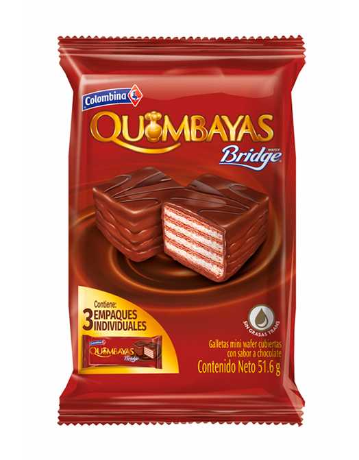 GALLETA BRIDGE X 18 U QUIMBAYA