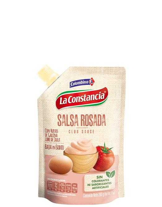 SALSA CONSTANCIA ROSADA X 190 GR