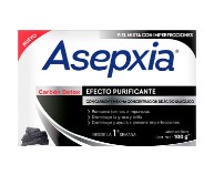 JABON BARRA ASEPXIA X 100 GR CARBON