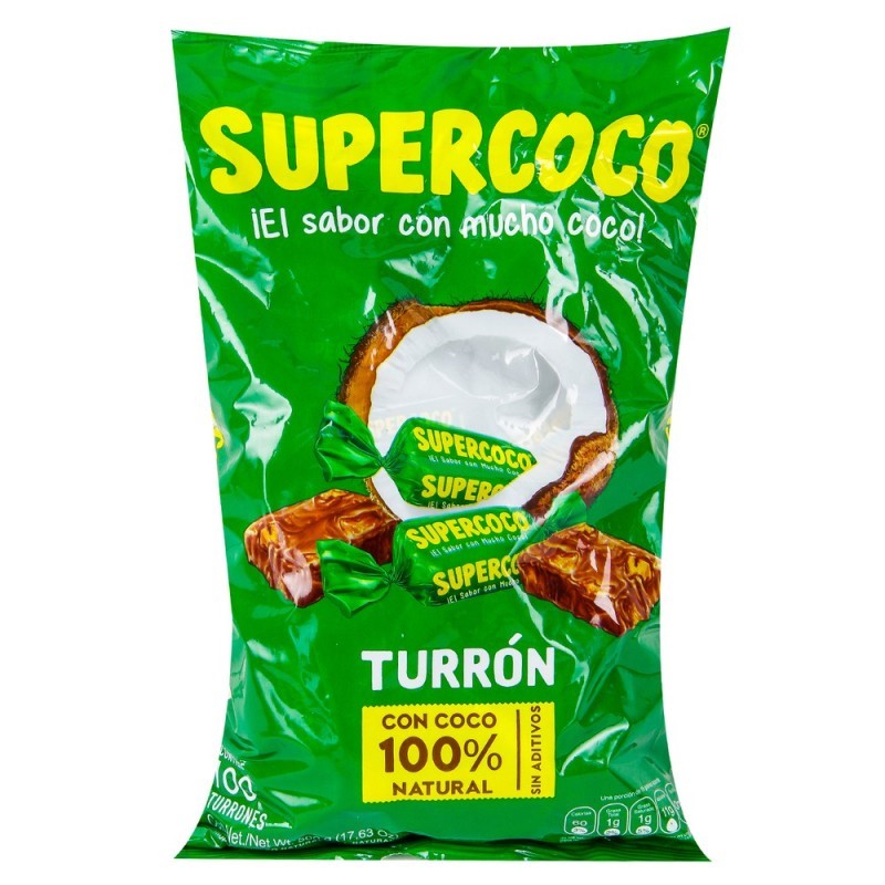 DULCE SUPER COCO TURRON X 100 U 500G