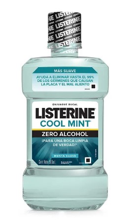 ENJUAGUE LISTERINE X 500 ML ZERO COOL MINT