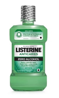ENJUAGUE LISTERINE X 500 ML ZERO ANTICARIES
