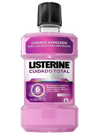 ENJUAGUE LISTERINE X 180 ML CUIDADO TOTAL