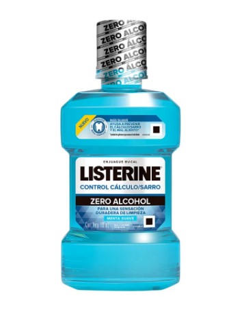 ENJUAGUE LISTERINE X 180 ML ZERO CONTROL CALCULO