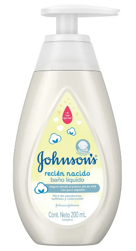 BAÑO LIQ J&J X 200 ML RECIEN NACIDO