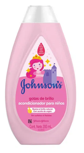ACONDICIONADOR J&J X 400 ML GOTAS BRILLO