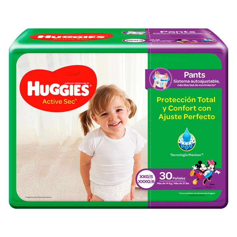 PAÑAL HUGGIES ET 5X25/30U XXG PANTS