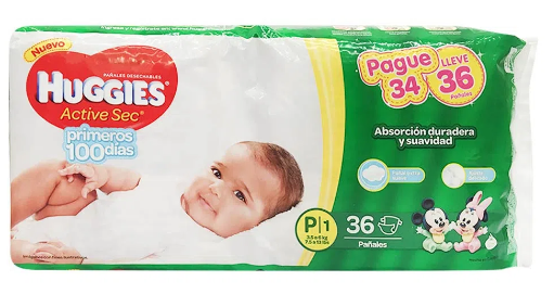 PAÑAL HUGGIES ET 1X30 U NATURAL CARE