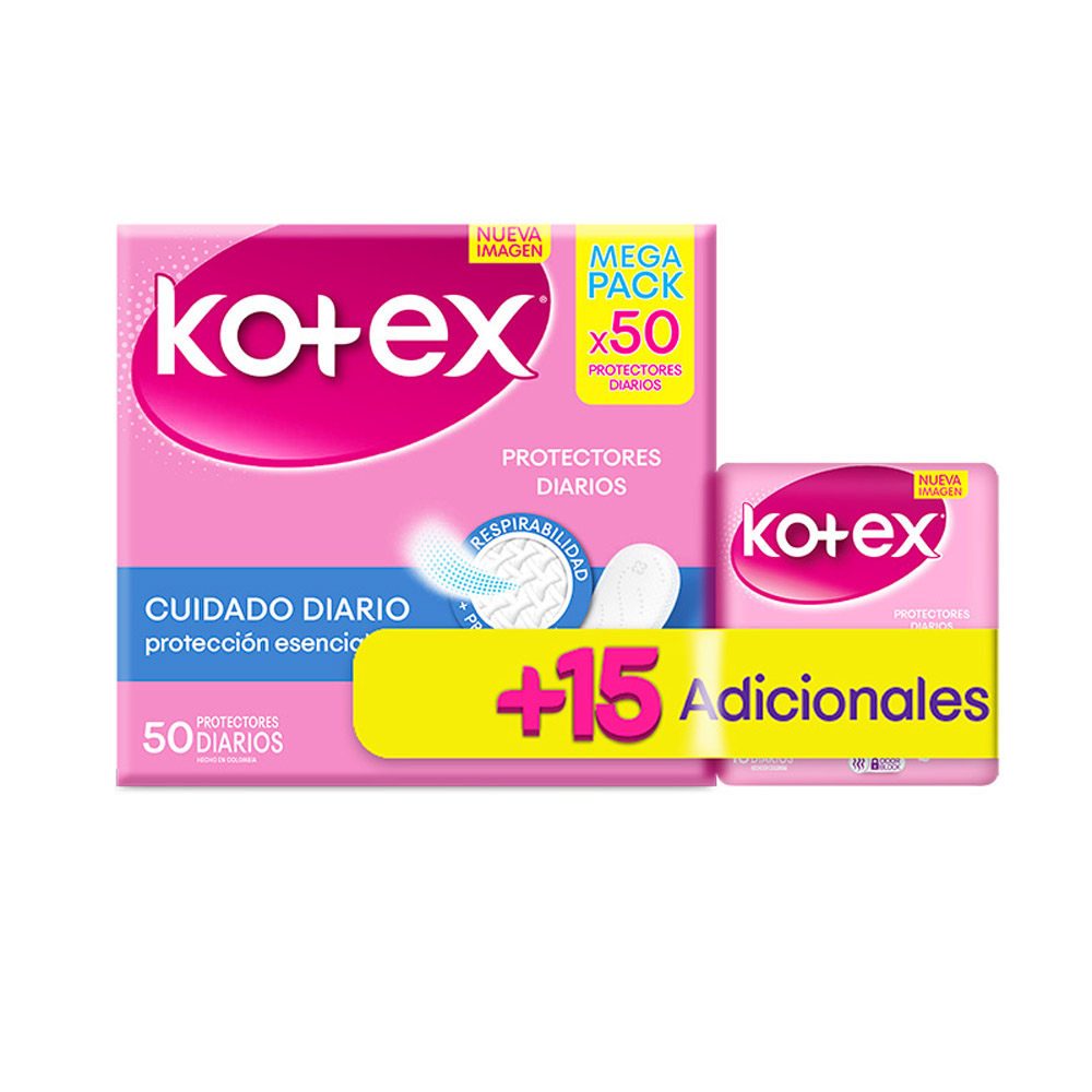 PROTECTOR KOTEX X 50 U DAYS DUO+ 15