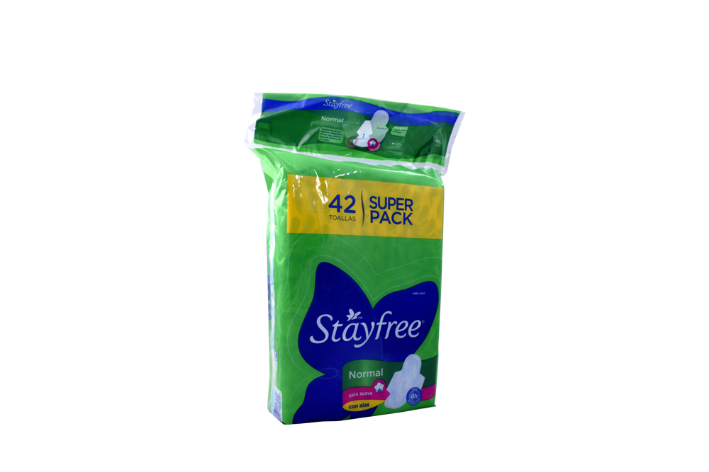 TOALLAS HIG STAYFREE X 42 U NORMAL ALAS