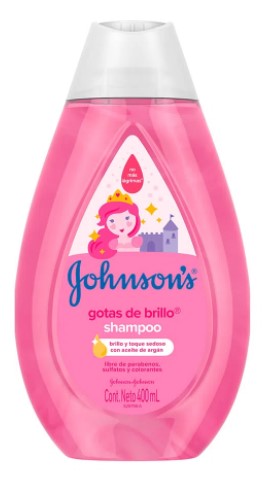 SHAMPOO J&J X 400 ML GOTAS BRILLO