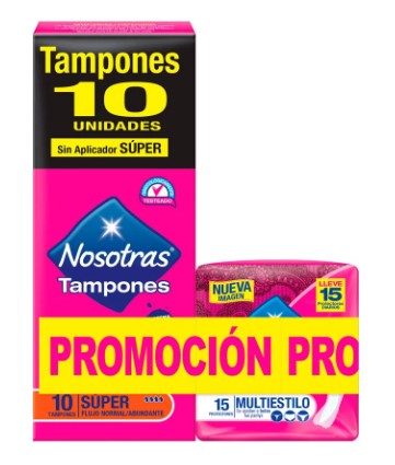 TAMPON NOSOTRAS SUPER X  8  UND