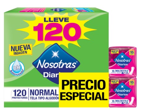 PROTECTOR NOSOTRAS NORMAL X  150 U 