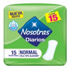 PROTECTOR NOSOTRAS NORMAL X 15 U