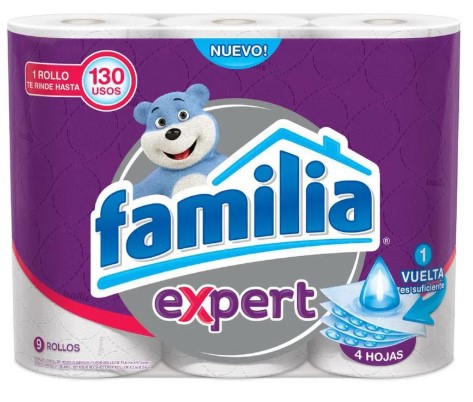 PAPEL HIG FAMILIA EXPERT X 9 R