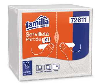 SERVILLETA FAMILIA 1A1/PRACTI DIARIA X 150 H