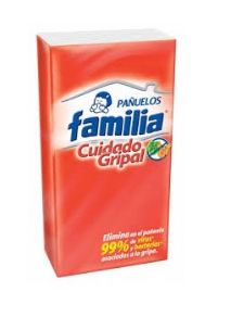 PAÑUELO FAMILIA BOLSILLO GRIPAL X 10 U