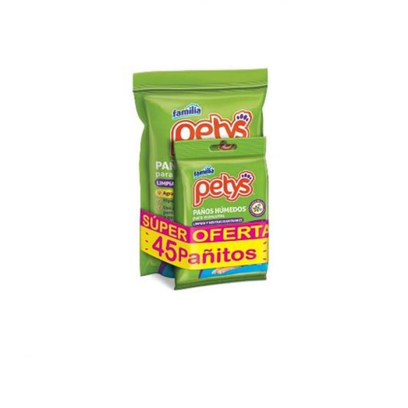 PAÑITOS HUM PETYS RPTO X 50 ESENCIAL