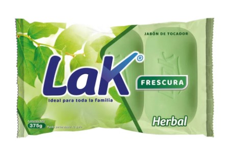 JABON BARRA LAK HERBAL X 3U 345G