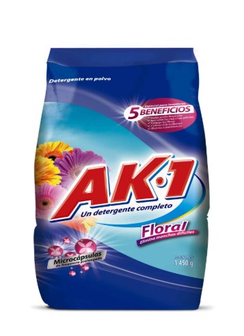 DETERGENTE AK1 X 1450 GR FLORAL