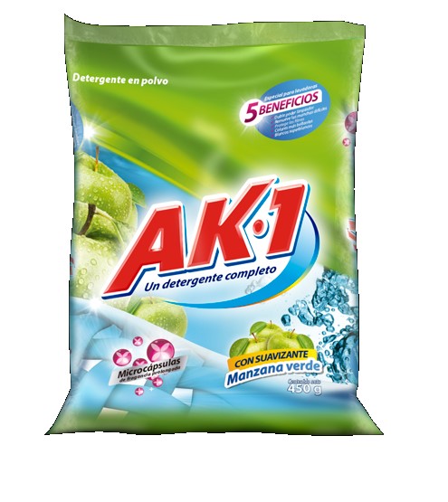 DETERGENTE AK1 X 450 GR MANZANA
