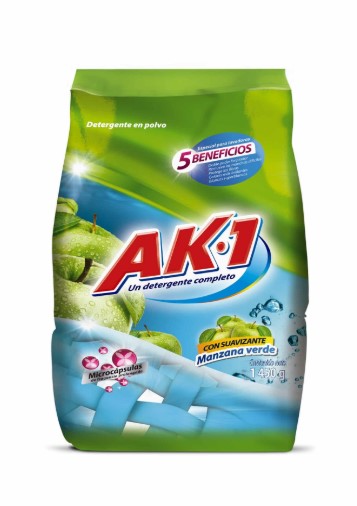DETERGENTE AK1 X 1450 GR MANZANA