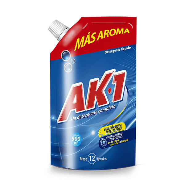 DETERGENTE AK1 LIQ X 900 ML DP FLORAL
