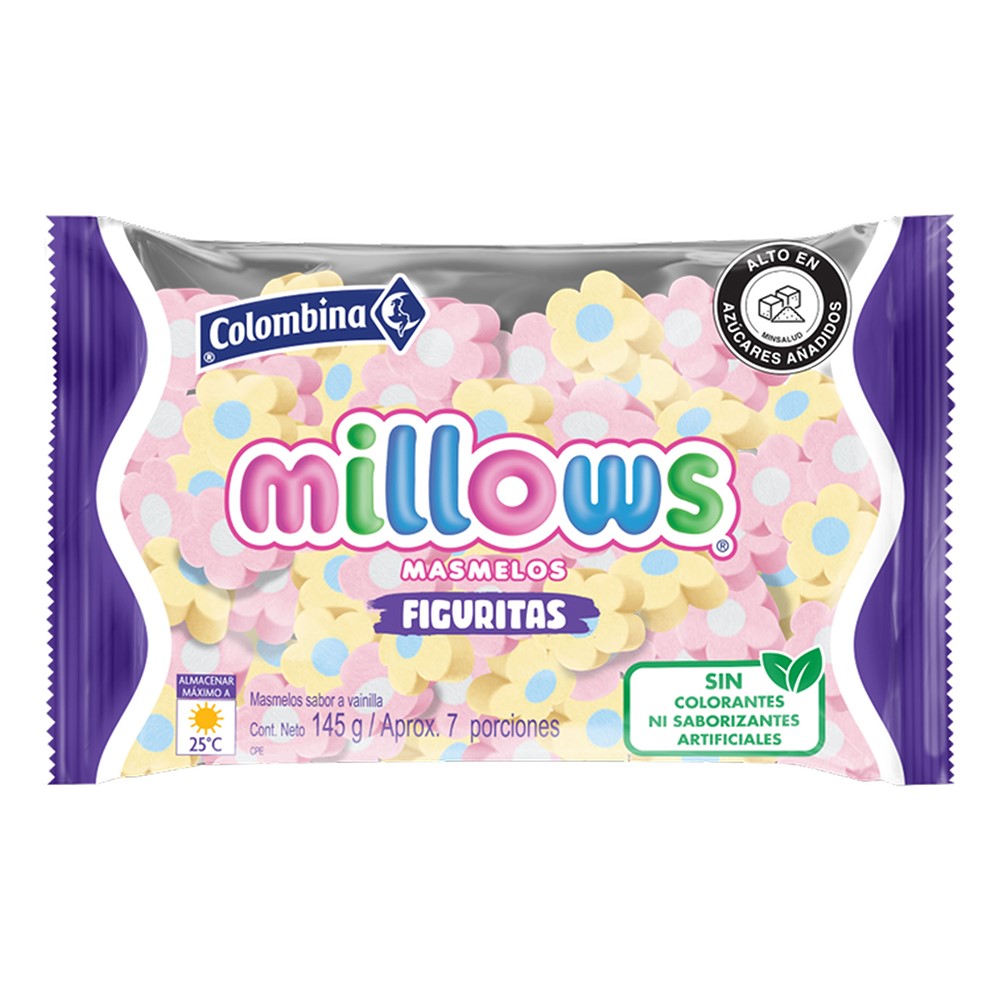 MASMELOS MILLOWS X 145 GR MARGARITA