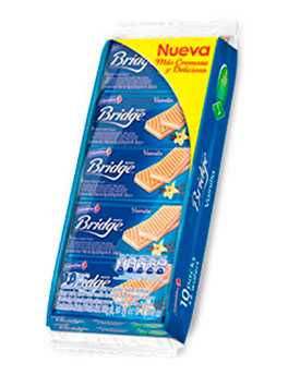 GALLETA BRIDGE X 8 U VAINILLA 240 G