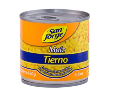 MAIZ TIERNO SAN JORGE X 190 GRS