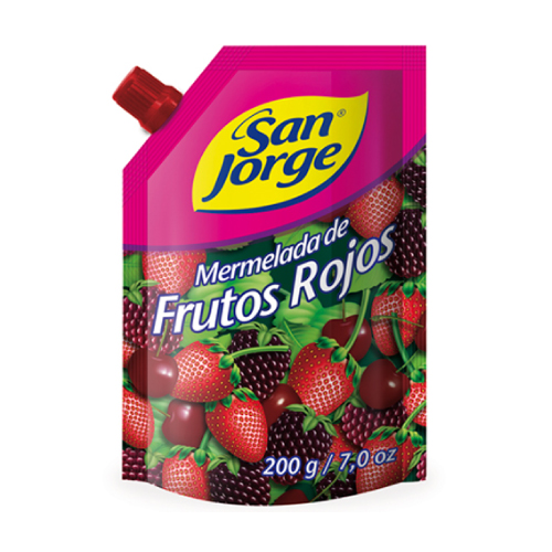 MERMELADA SAN JORGE X 200 GR FRUTOS ROJOS