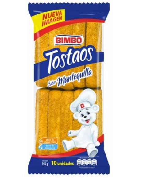 TOSTADA BIMBO MANTEQUILLA X 150 GR