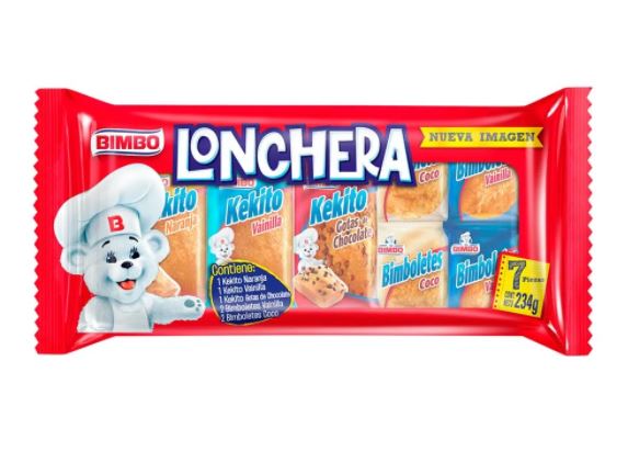 PONQUE LONCHERA BIMBO X 7 U 234 /194 GR