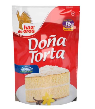 TORTA HAZ DE ORO X 500 GR VAINILLA