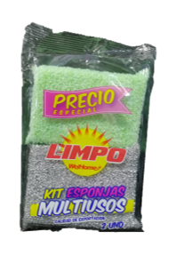 ESPONJA LIMPO ORO + PLATA
