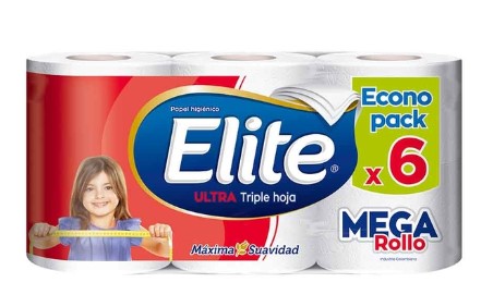 PAPEL HIG ELITE DUO X 6 UND