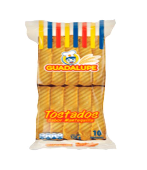 TOSTADAS GUADALUPE MANTEQUILLA X10U 115G