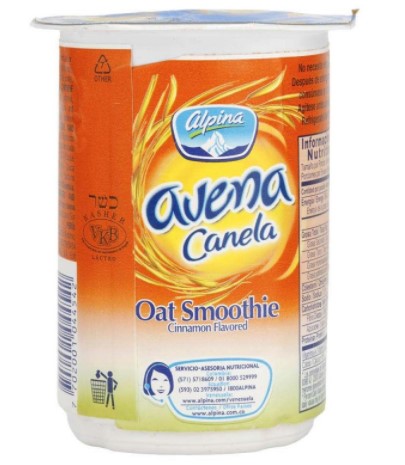 AVENA ALPINA VASO X 250 ML CANELA