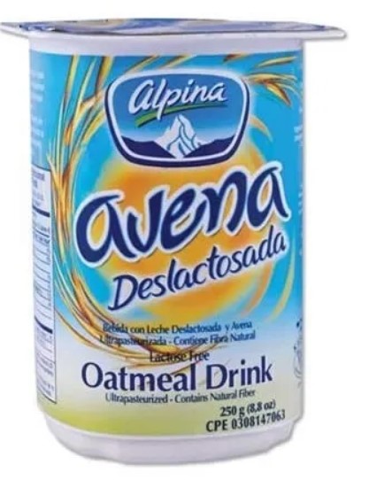 AVENA ALPINA VASO DESLACTOSA X 250 ML