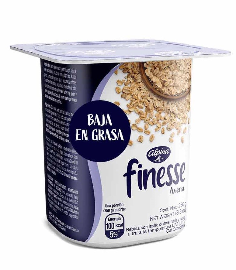 AVENA ALPINA VASO X 250 ML FITNESS