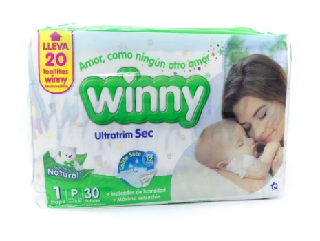 PAÑAL WINNY ULT ET 1X30U