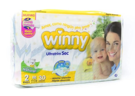 PAÑAL WINNY ULT ET 2X30U