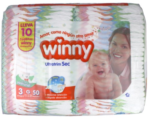 PAÑAL WINNY ULT ET 3X50U