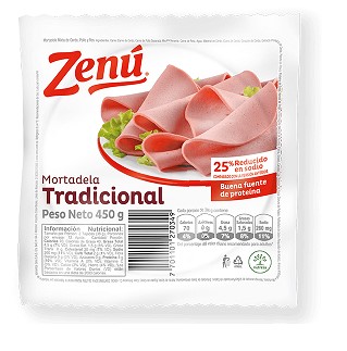 MORTADELA ZENU TRADI X 450 GR