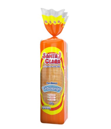 PAN TAJADO SANTA CLARA X 550 GR BLANCO