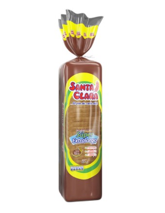 PAN TAJADO SANTA CLARA X 550 GR INTEGRAL