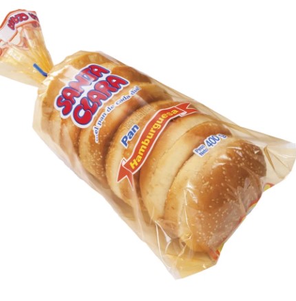 PAN HAMBURGUESA SANTA CLARA X 400 GR 6U