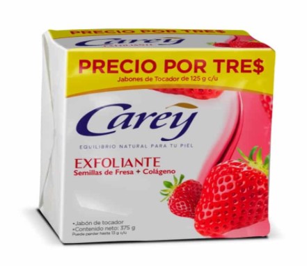 JABON BARRA CAREY X 110 GR EXFOLIACION NATURAL
