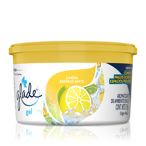 AMBIENTADOR GLADE GEL X 70 GR LIMON