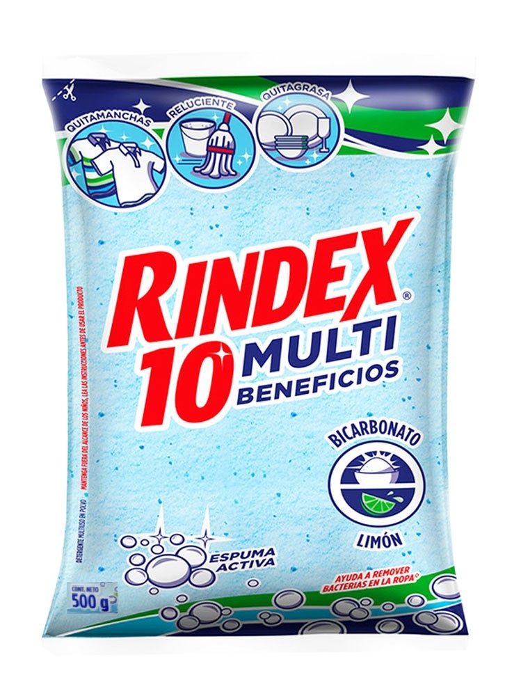 DETERGENTE RINDEX10 X 500 GR